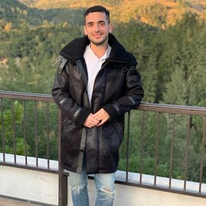 Brand New Chic Men’s Aviator Winter Coat by Zara